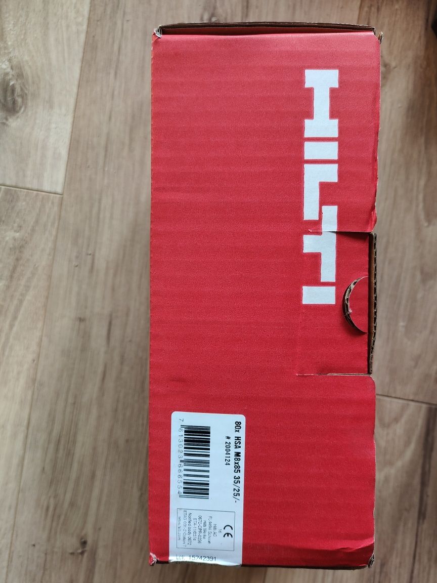 Kotwy mechaniczne HILTI M8x85 dyble kotwy rozporow