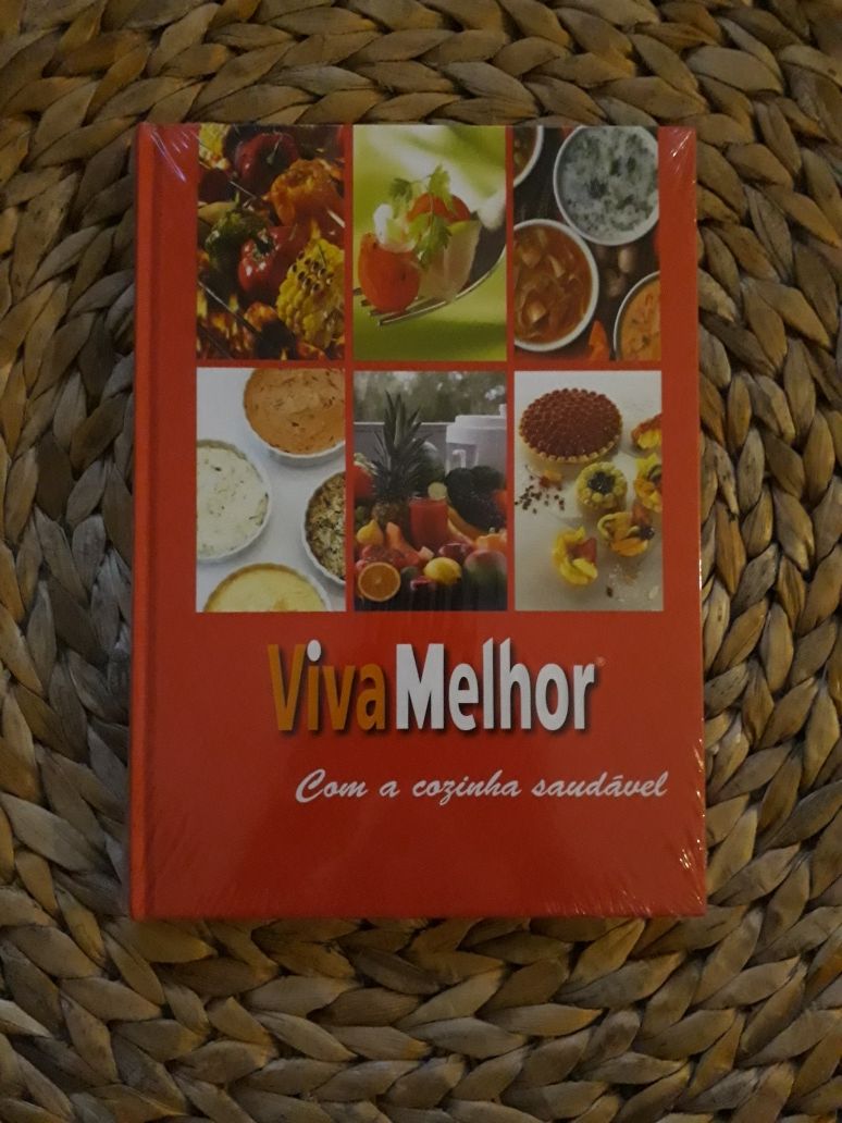 Livro "Viva Melhor com a cozinha saudável". Novo