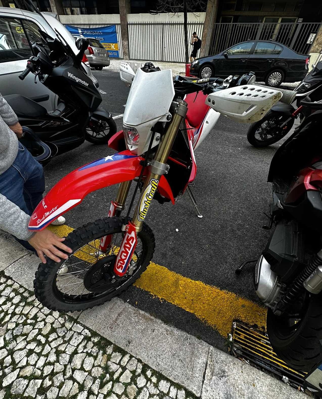 honda crf 450 ano 2018 matriculada red moto enduro TT