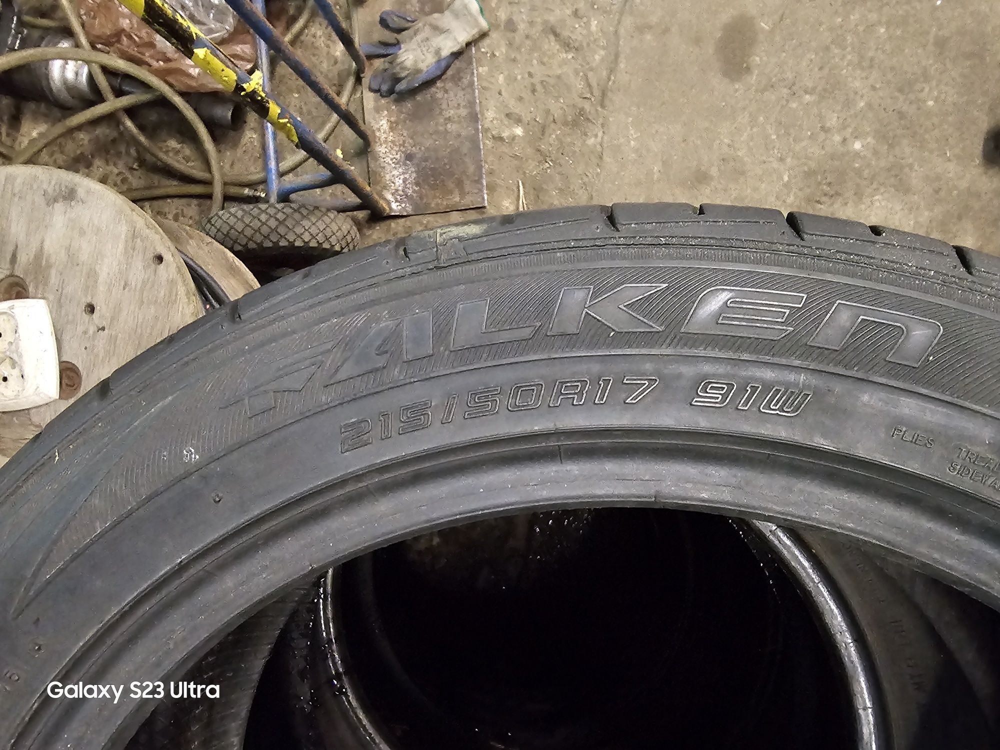 2 sztuki używanych opon letnich Falken 215/50R17