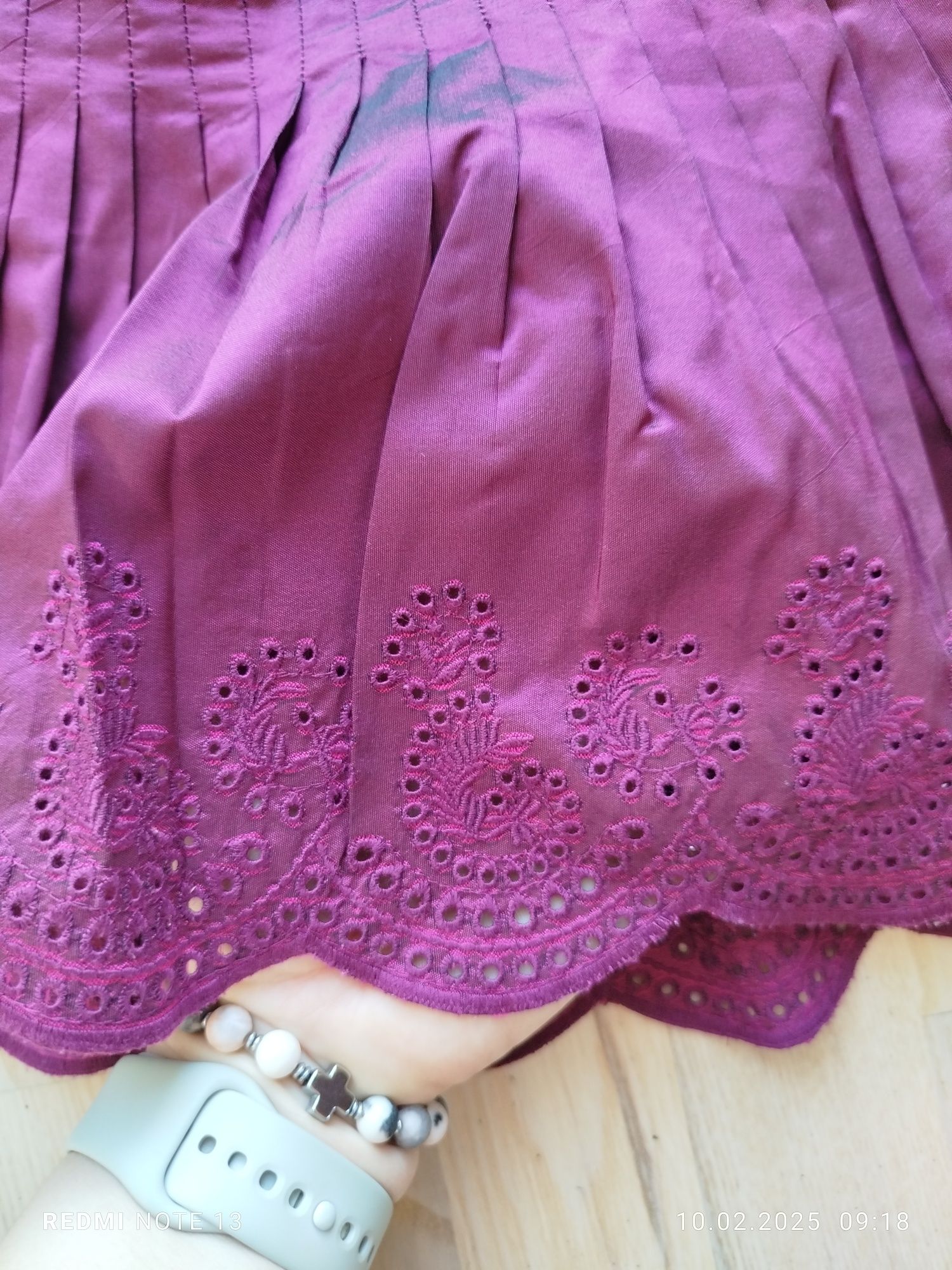 Spódniczka spódnica elegancka odświętna święta wizytowa błyszcząca pli