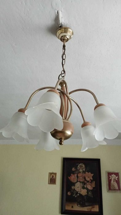 Lampa sufitowa na 5 żarówek