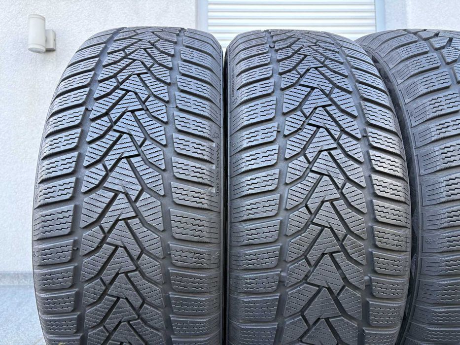 4szt zimowe 215/55R17 Uniroyal 7-5,7mm 2021r świetny stan! Z837 gwaran