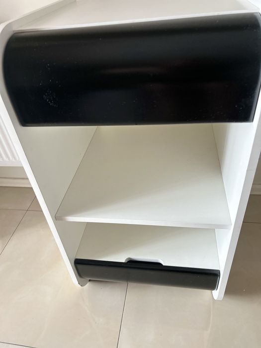 Biurko biale duze 173x55x90 z szufladami