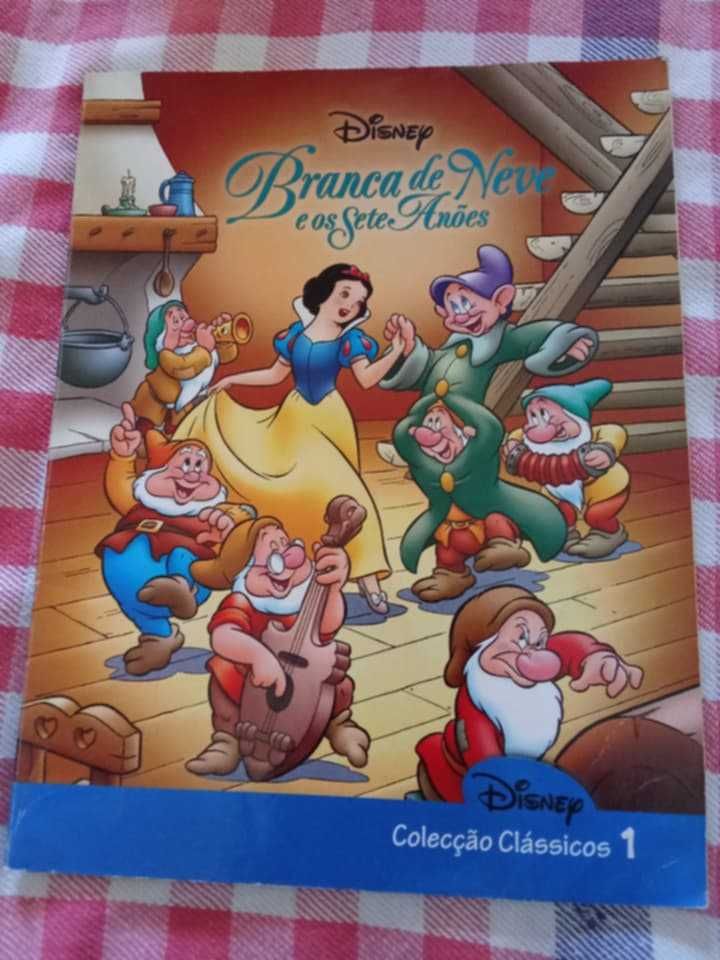 Livro branca de neve e os sete anões