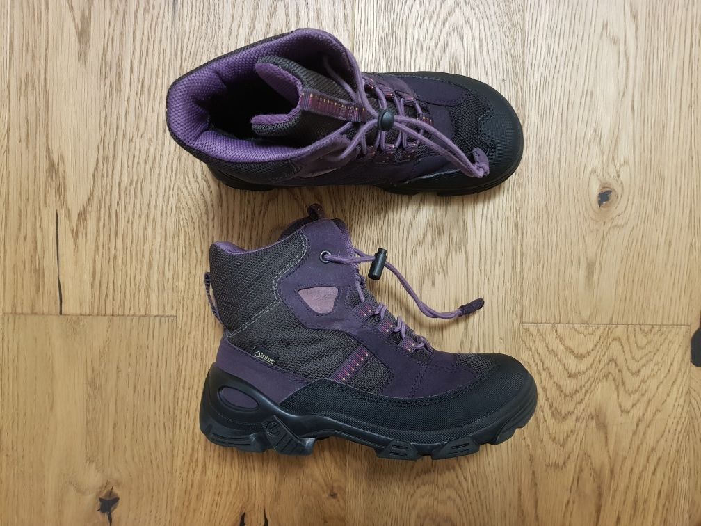 ECCO Speedlace Buty zimowe 32 wkł. 21 cm Śniegowce Gore-Tex Skóra