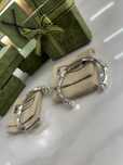 Браслет GUCCI Bones Logo Silver Color