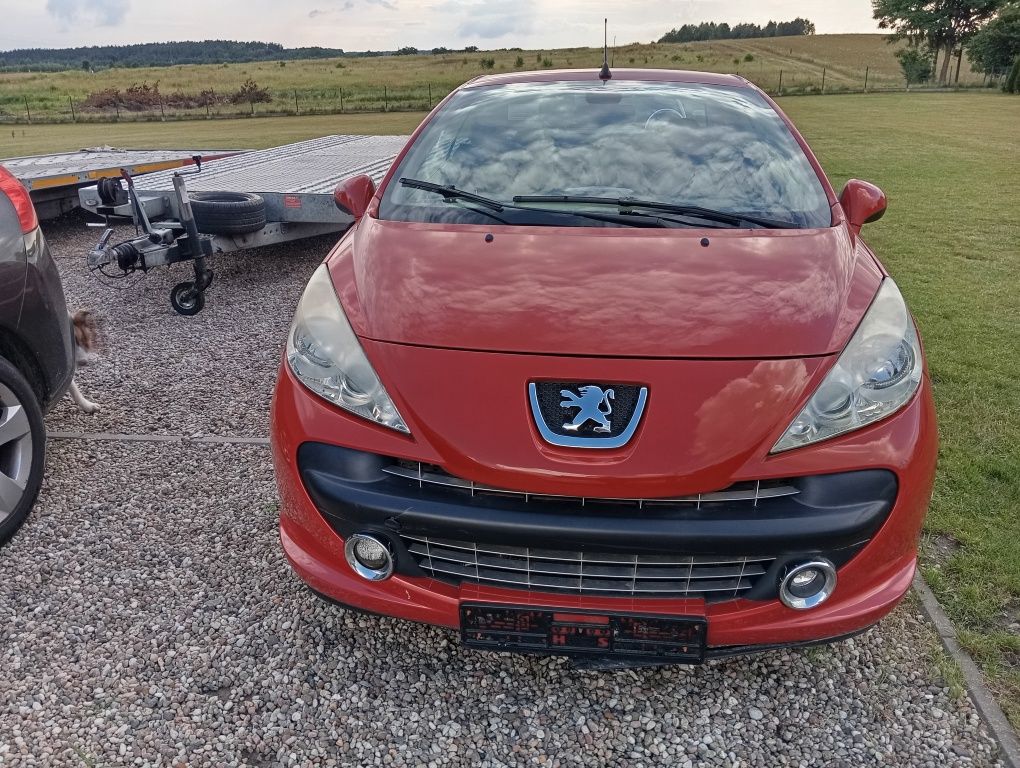 USZKODZONY Peugeot 207 CC  1.6.THP