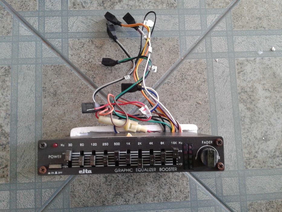 Equalizador VINTAGE, NOVO!