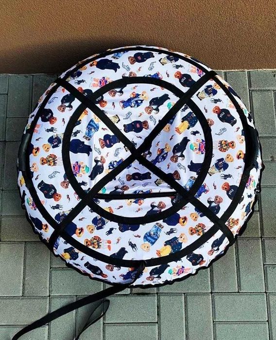 Тюбінг таблетка тюбинг плюшка ватрушка санки міцний надувний зимовий