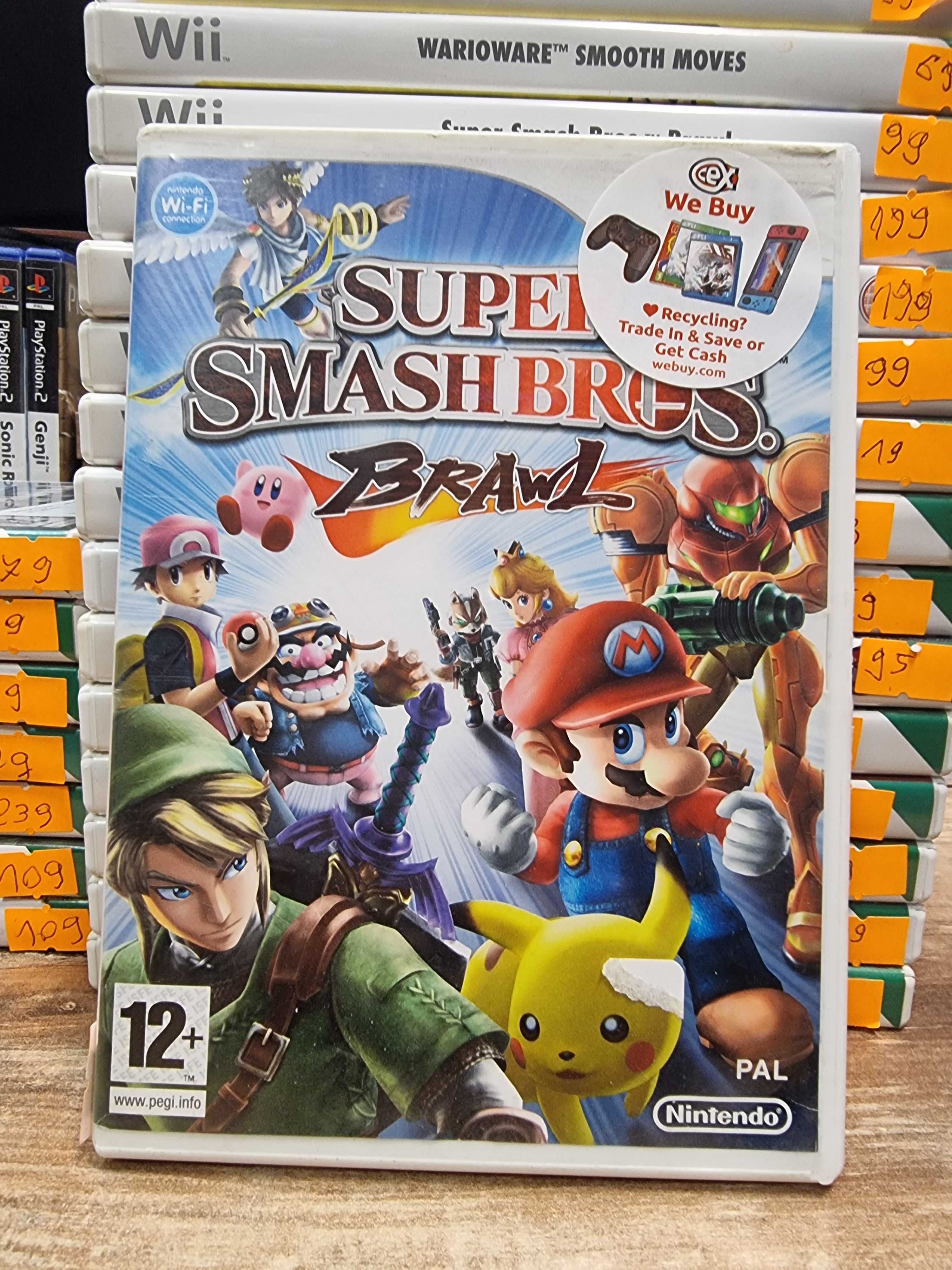 Super Smash Bros Brawl Wii SklepRetroWWA Bijatyka Klasyk 4 Osoby