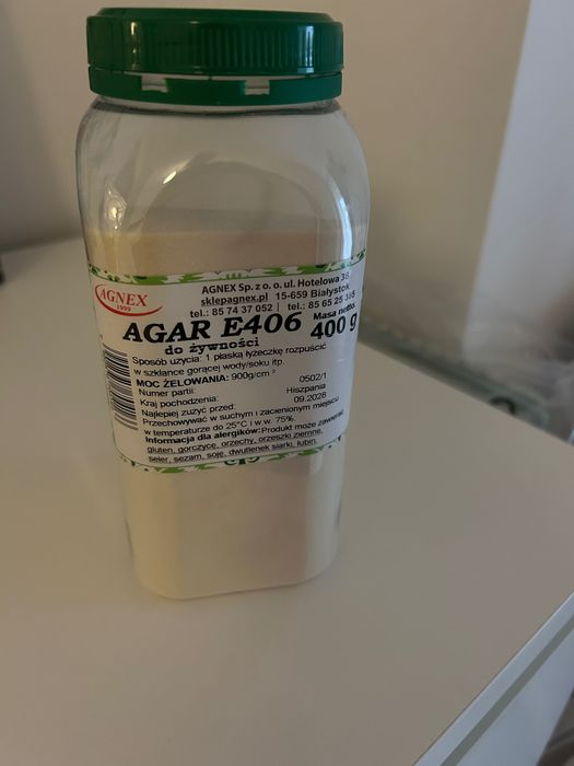 Agar Agnex - naturalny zagęstnik