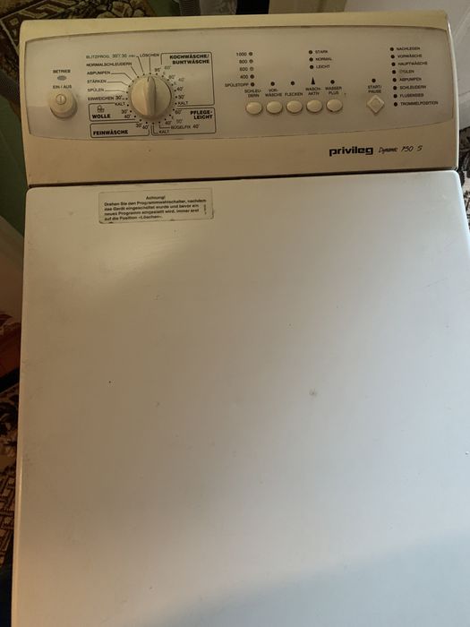 Пральна стиральная машина Privileg Dynamic 750S
