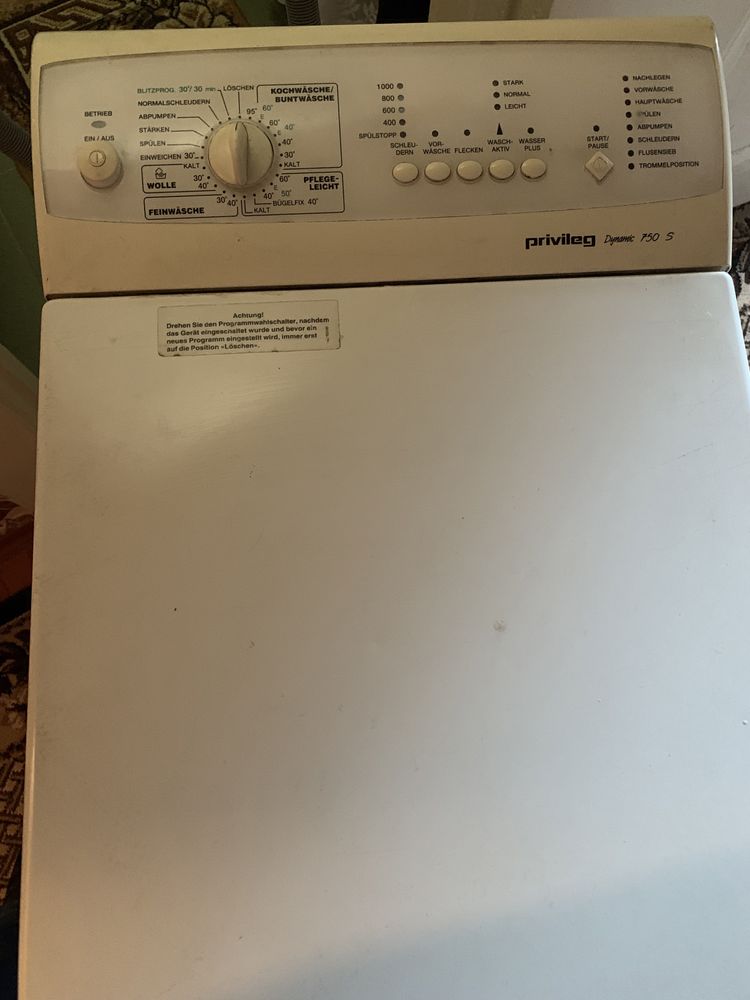 Пральна стиральная машина Privileg Dynamic 750S