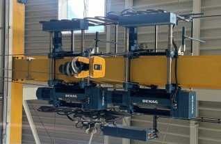 2 sztuki suwnice DEMAG 10 T - 27600 mm.