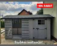 Promocja. Jan domek narzędziowy ogrodowy szopa drewutnia