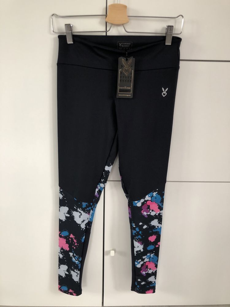 Nowe Legginsy sportowe Cardio Bunny S Leginsy Pandora dymny smoked