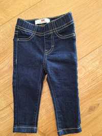 Spodnie jeansy/dżinsy, niemowlęce, rozmiar 62