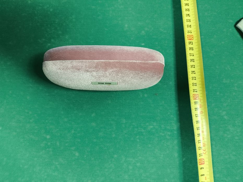 Оригинальный футляр Miu Miu — розовый бархат, фирменный чехол для очко