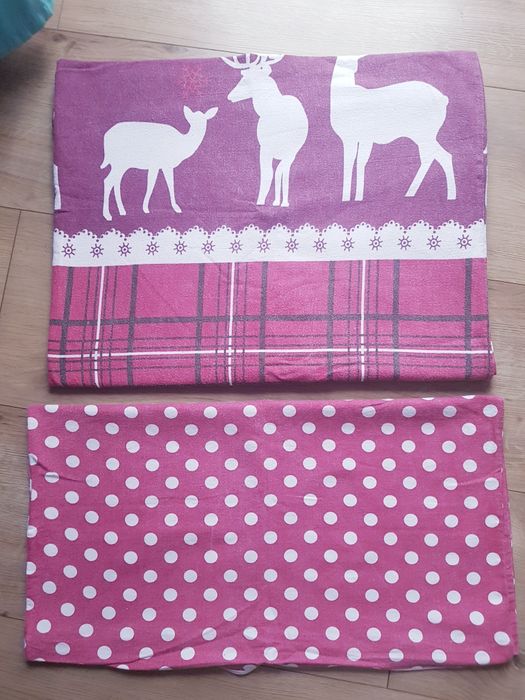 Bawełniany Flanelowy komplet pościeli marki Spod igły i nitki  140x200