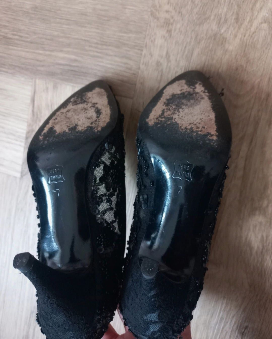 Czółenka buty na obcasie