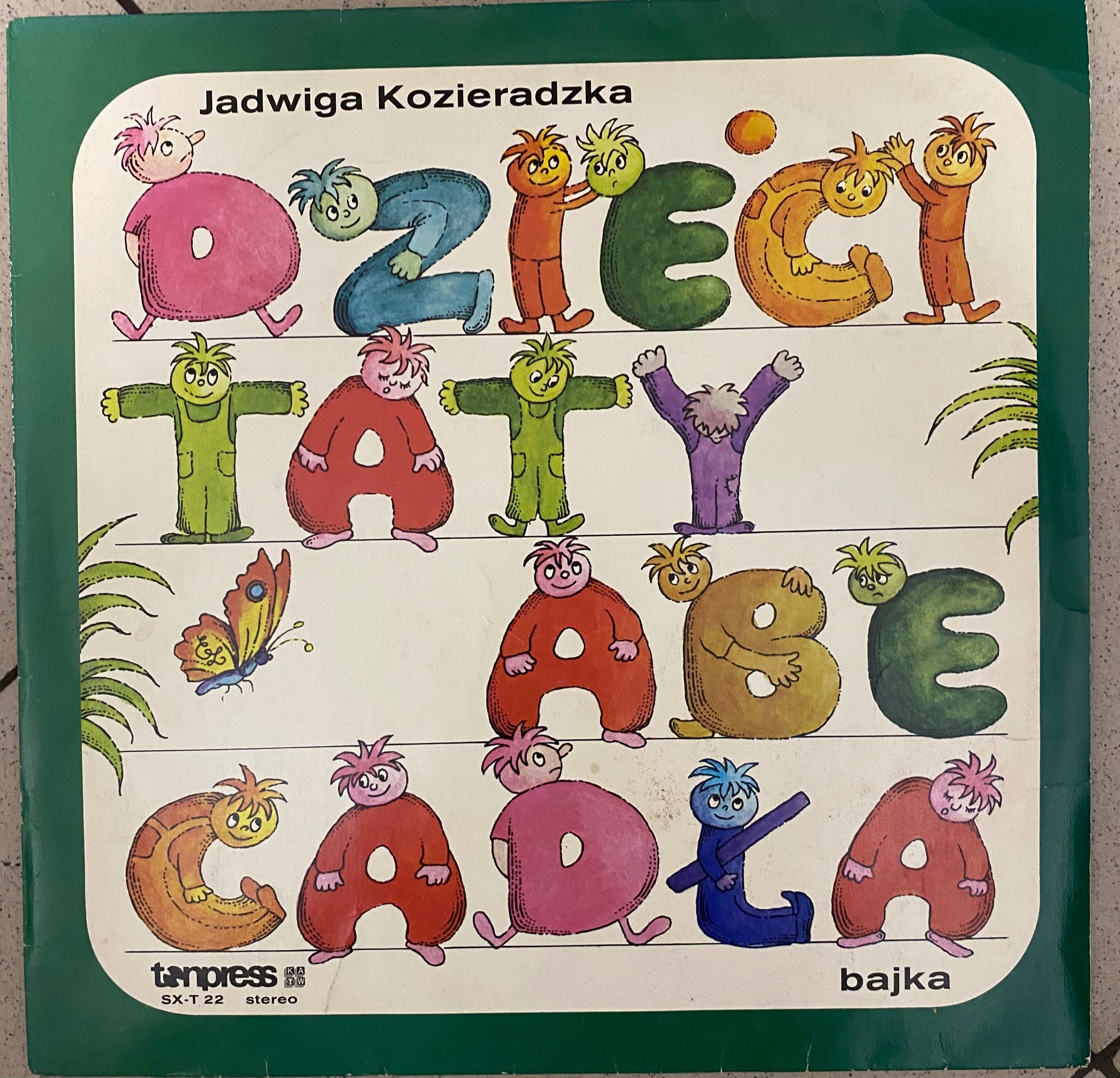 Dzieci taty abecadła - Jadwiga Kozieradzka płyta winylowa
