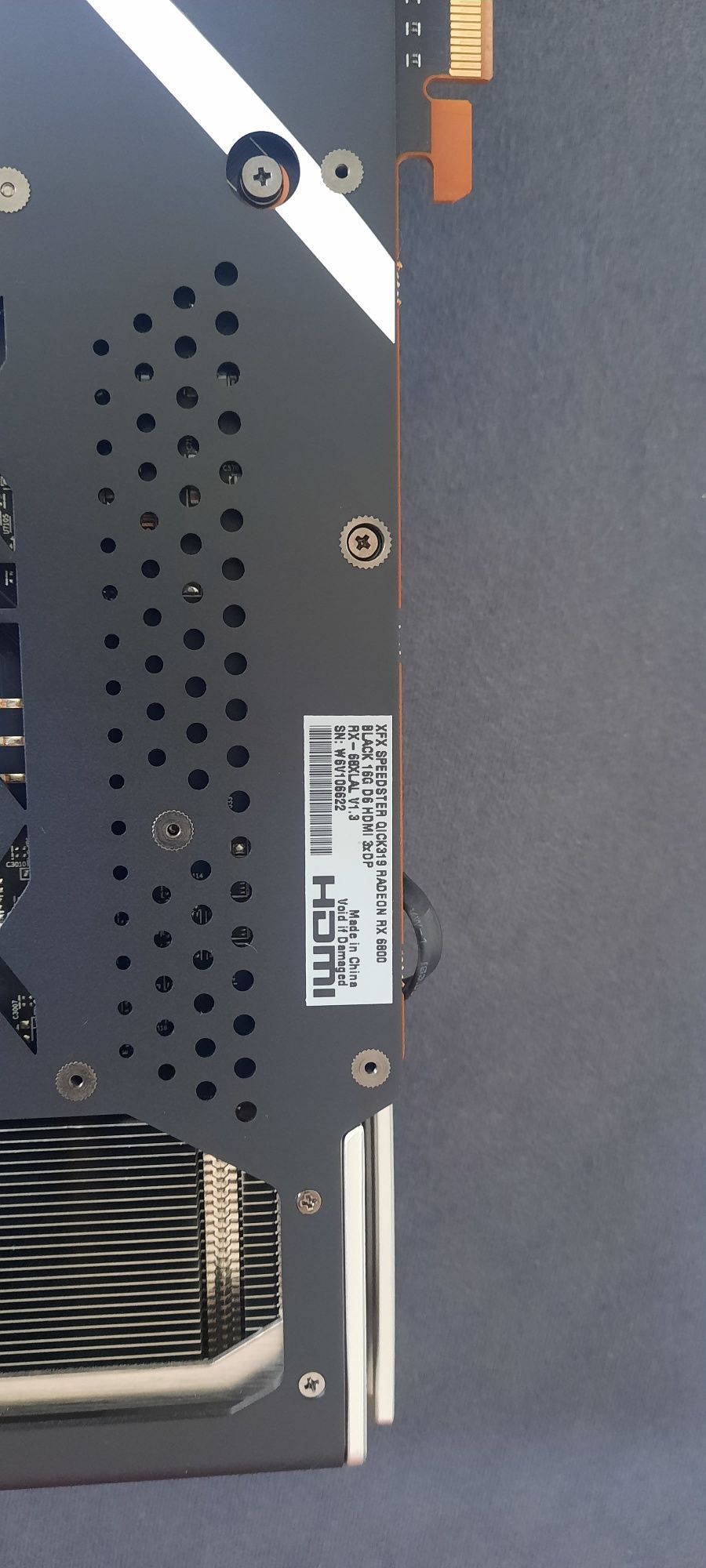 Radeon RX6800 XFX Speedster Qick319 Black 16G D6