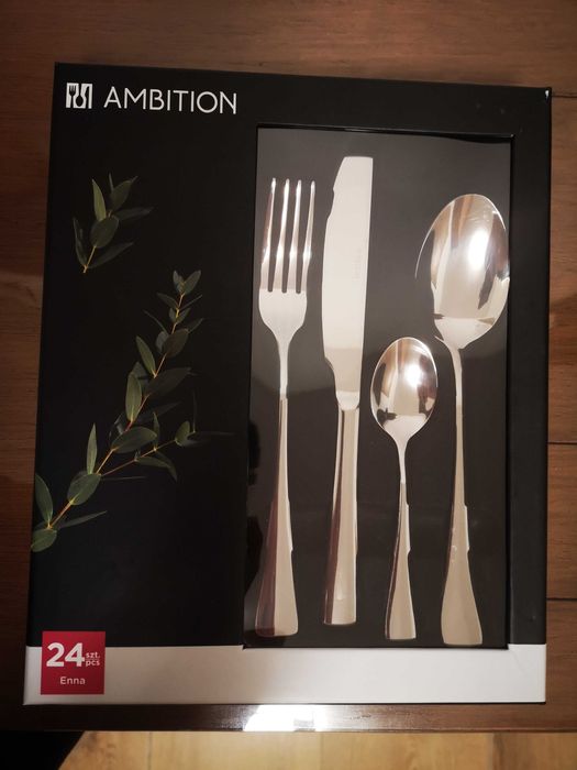 Ambition Enna sztućce komplet 24 elementy nowe