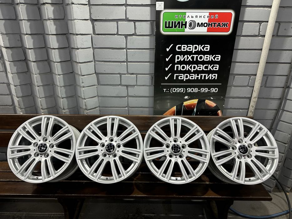 99 Оригинальные разноширокие литые диски BMW 1 2 5/120 R17 style 383