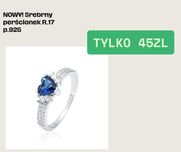 Nowy! Srebrny Pierścionek R17 P.925