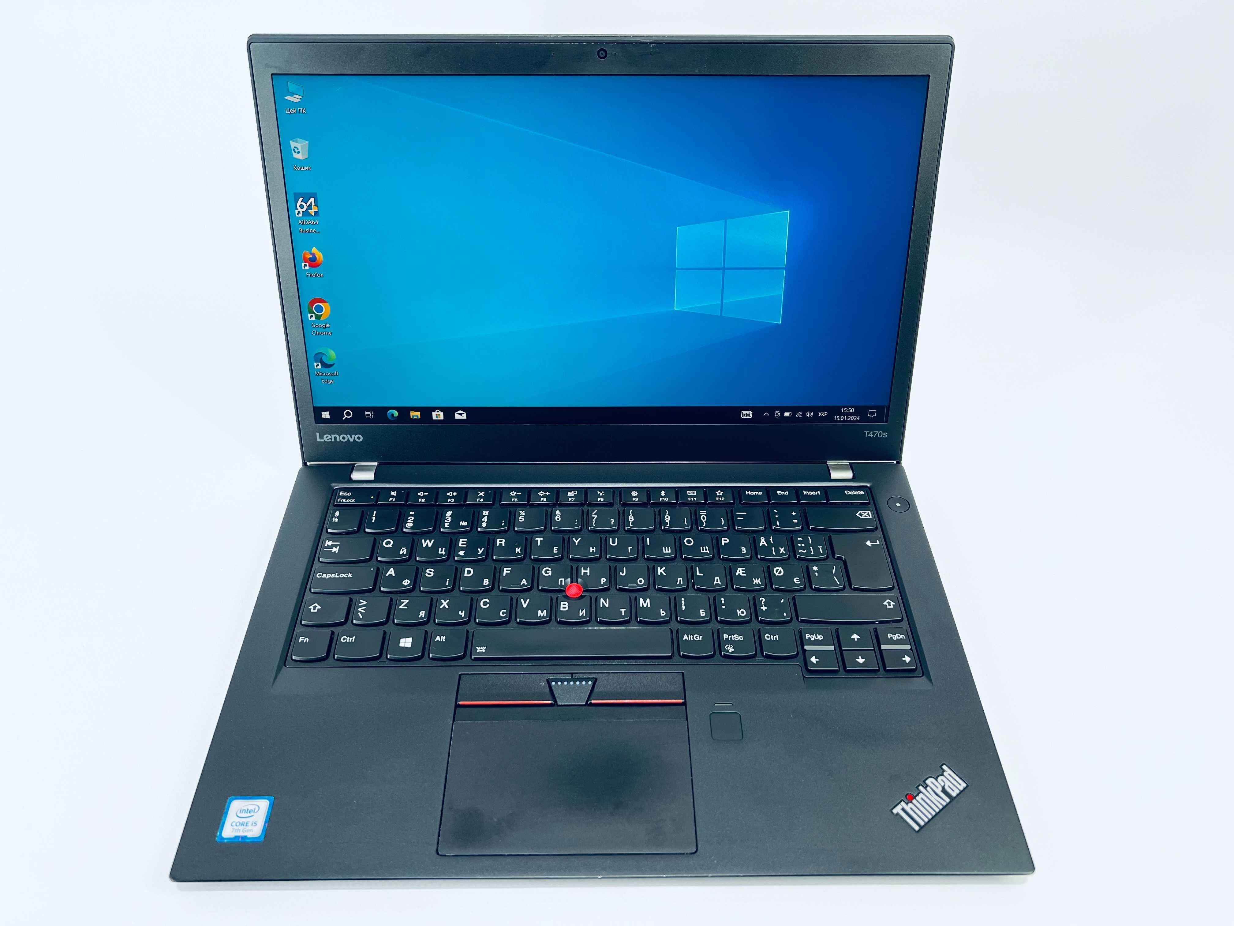 Ноутбук Lenovo ThinkPad T470s/i5-7200U/12/256/FHD/14/IPS