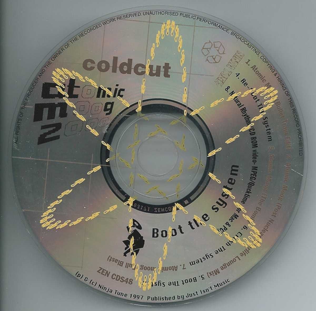 Coldcut – Atomic Moog [CD Maxi-Single Ninja Tune 1997]