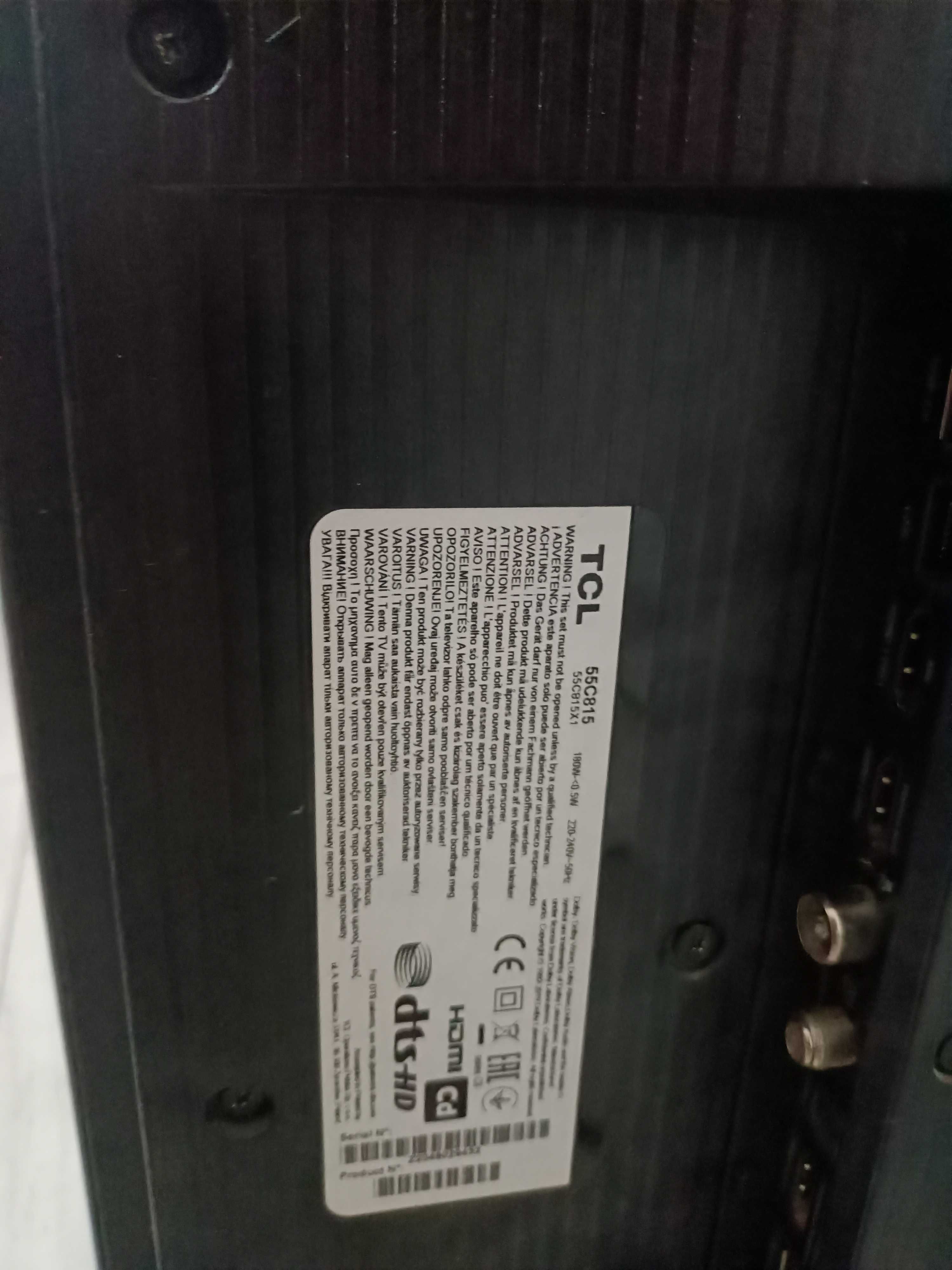 Telewizor TCL uszkodzony