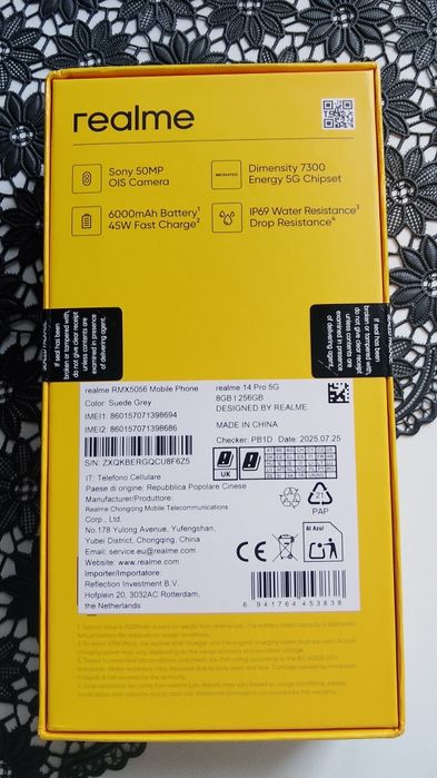 Realme 14 Pro 5G. Bialy