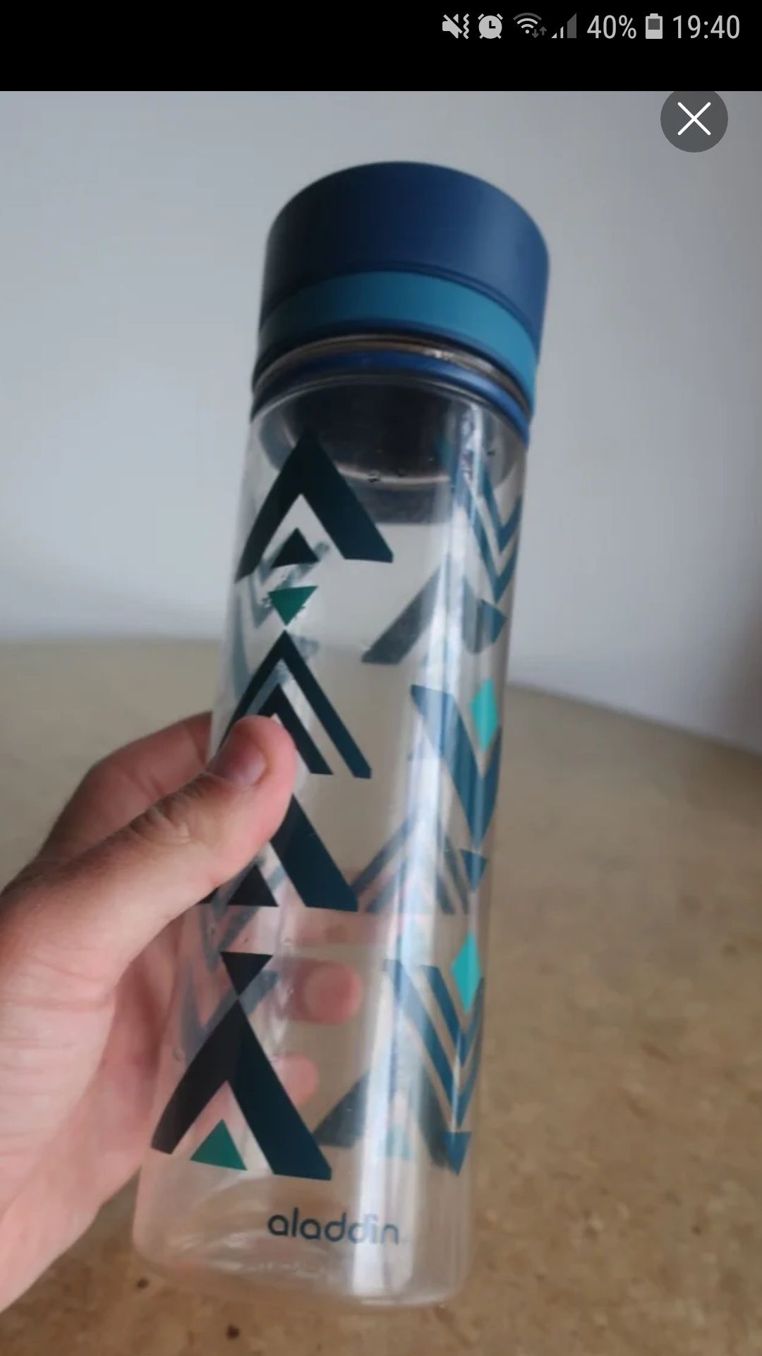 (Nova) Garrafa de água Aladdin (BPA free)