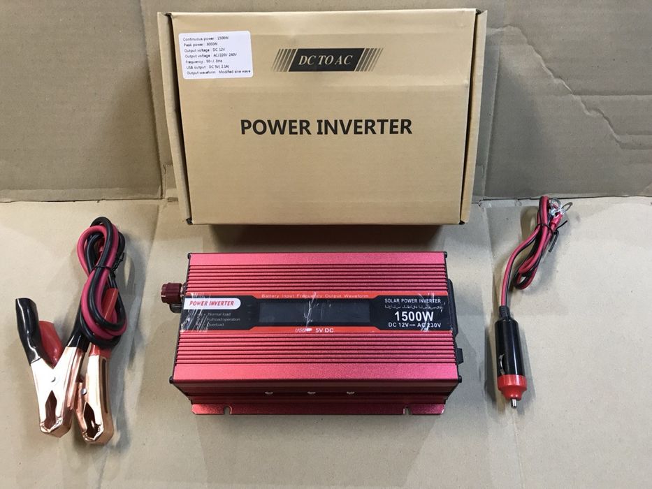 Інвертор, перетворювач напруги 12/220V 1500/3000W «POWER INVERTOR»