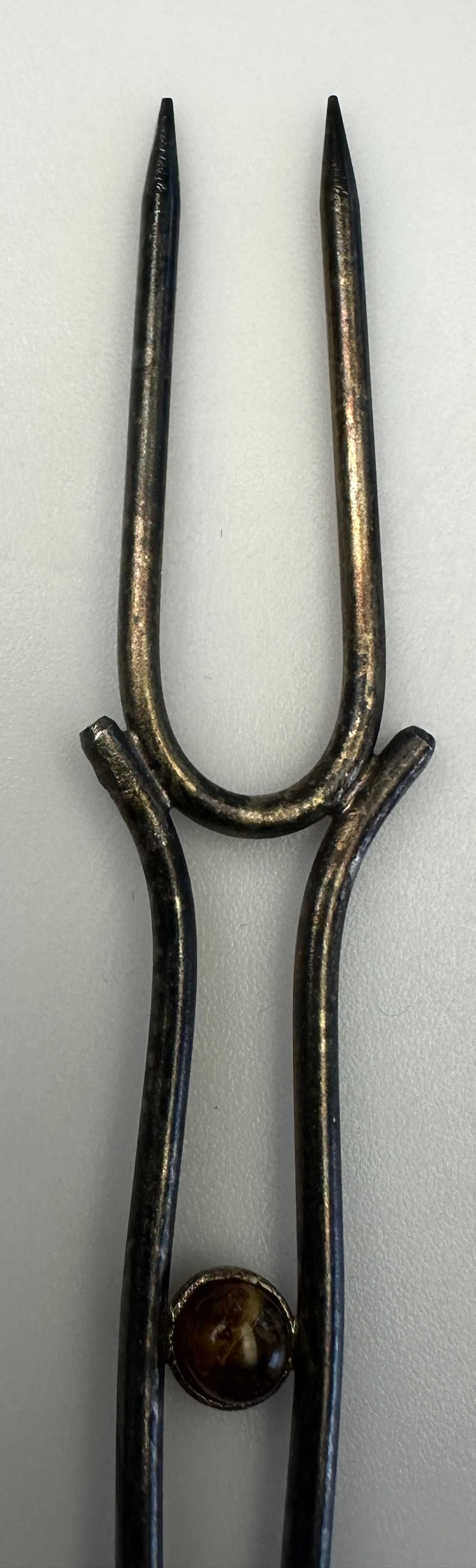 Widelczyk do zakąsek z bursztynem z oryginalnym pudełkiem (4)