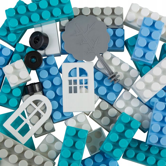 Klocki 500 W Dużym Pudełku Konstrukcyjne