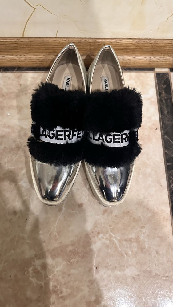 Жіночі лофери karl lagerfeld кеди туфлі лоферы кеды Лагерфельд