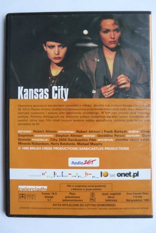 Kansas City - film DVD