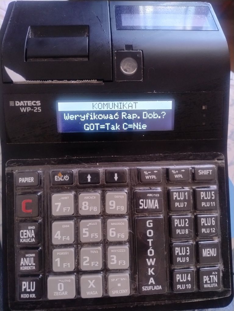 Kasa fiskalną firmy Datecs