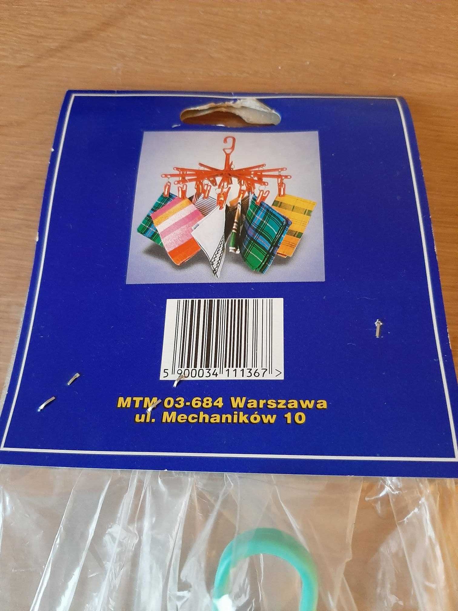 wieszak na pranie typu parasol, karuzela, na 20 klamerek, nowy