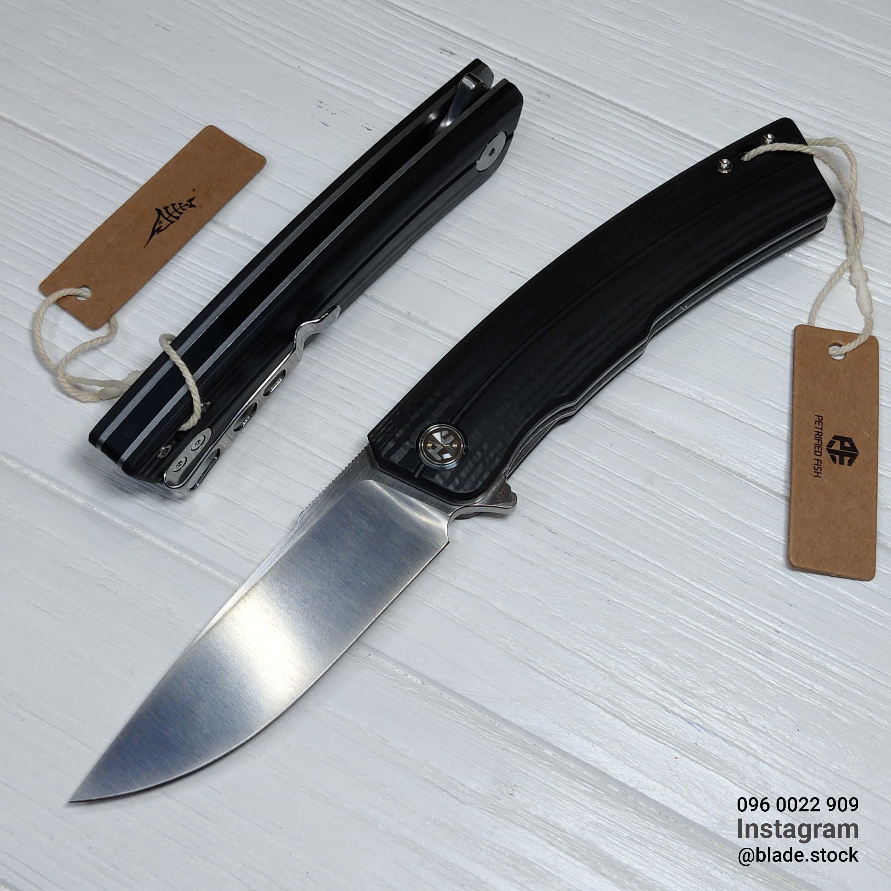 Складной нож Petrified fish PFP02 Magazine D2 (Оригинал) карбон, EDC