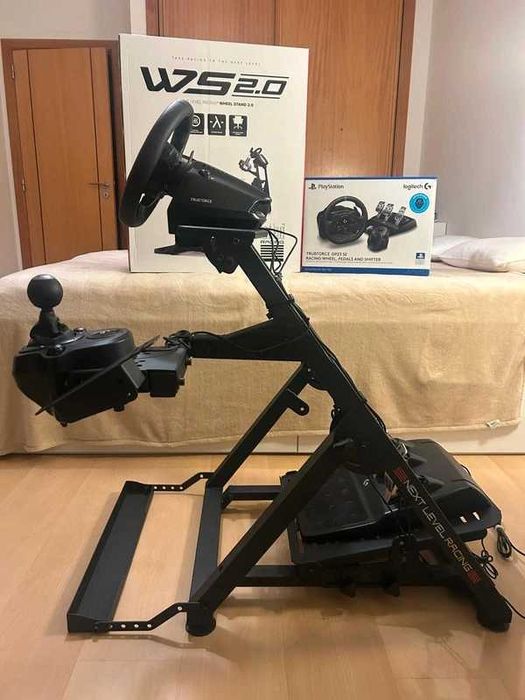Volante Logitech G923  e Stand Next Level Racing