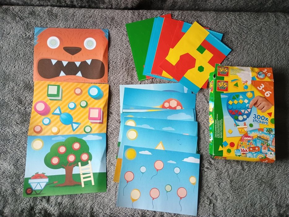 Zestaw do wyklejania do nauki kształtów