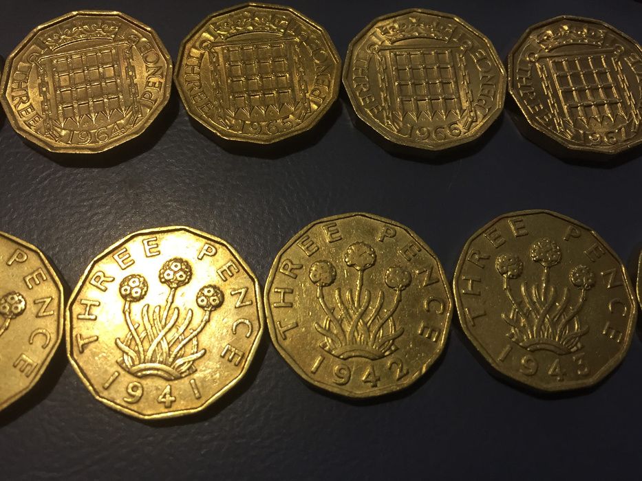 Монеты Великобритании 3 пенса