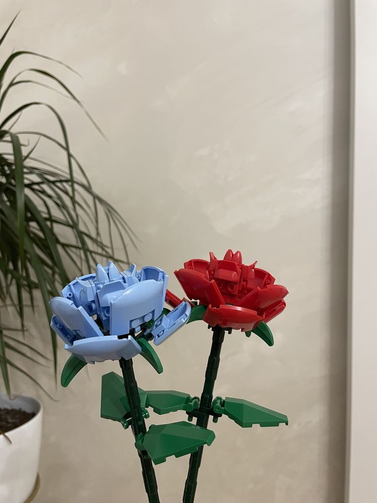 LEGO kwiatki róże