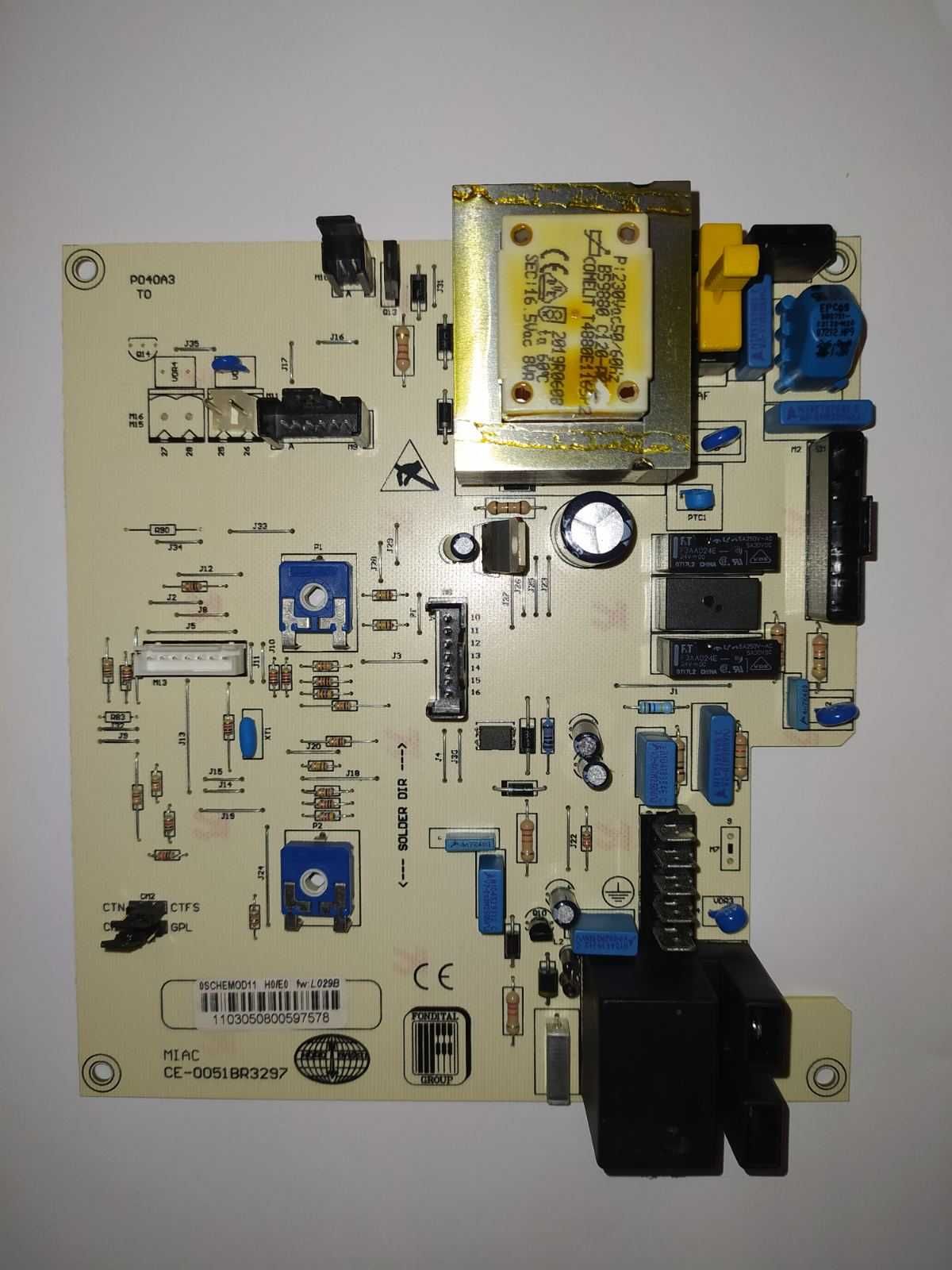 Плата управления на газовый котел Nova Florida Vela Compact, Fondital.