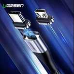 Магнитный кабель Ugreen быстрая зарядка QC3.0 передача данных type c