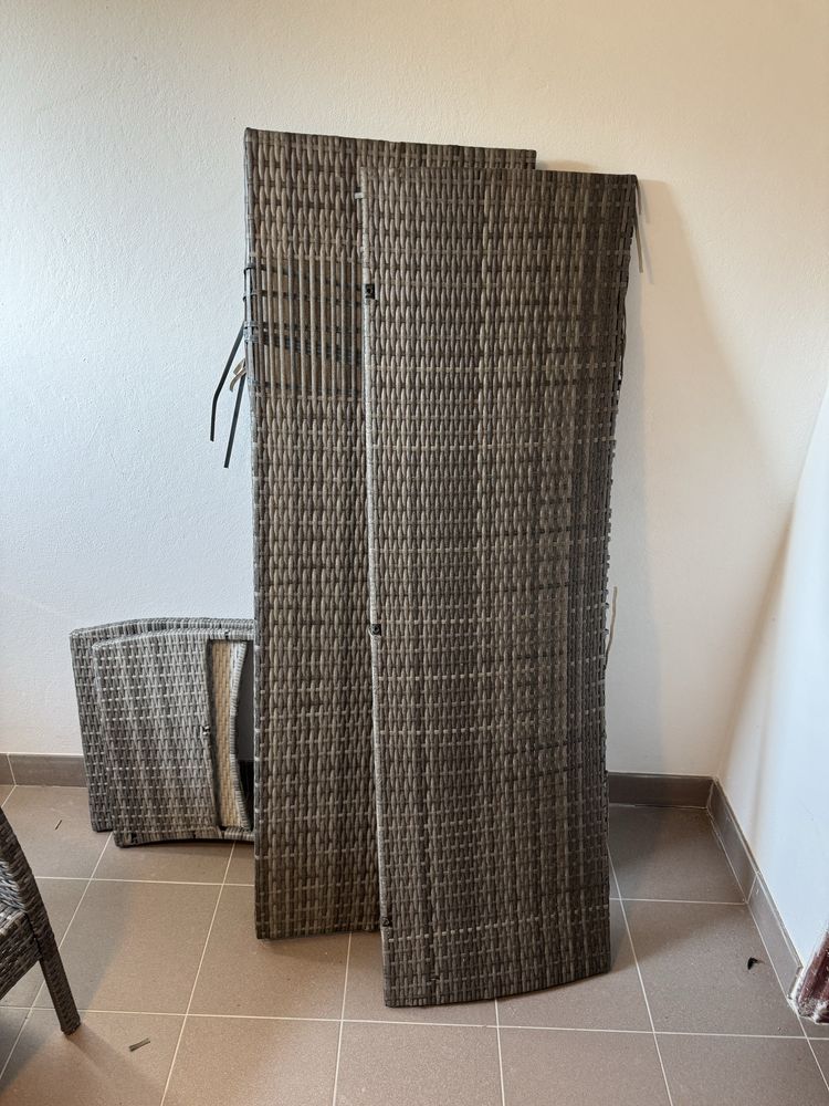 Meble ogrodowe technorattan uszkodzone oddam za darmo